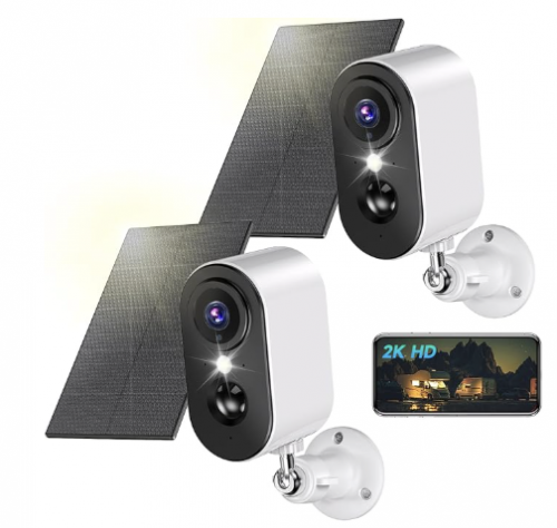 Amazon Canada Deals: Save 40% on LIWAN Solar Security Cameras Wireless Outdoor (2 Pack), Using Promo Code + More Offers